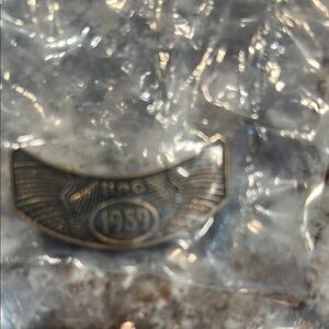 Vintage Harley-Davidson Gold Winged Badge